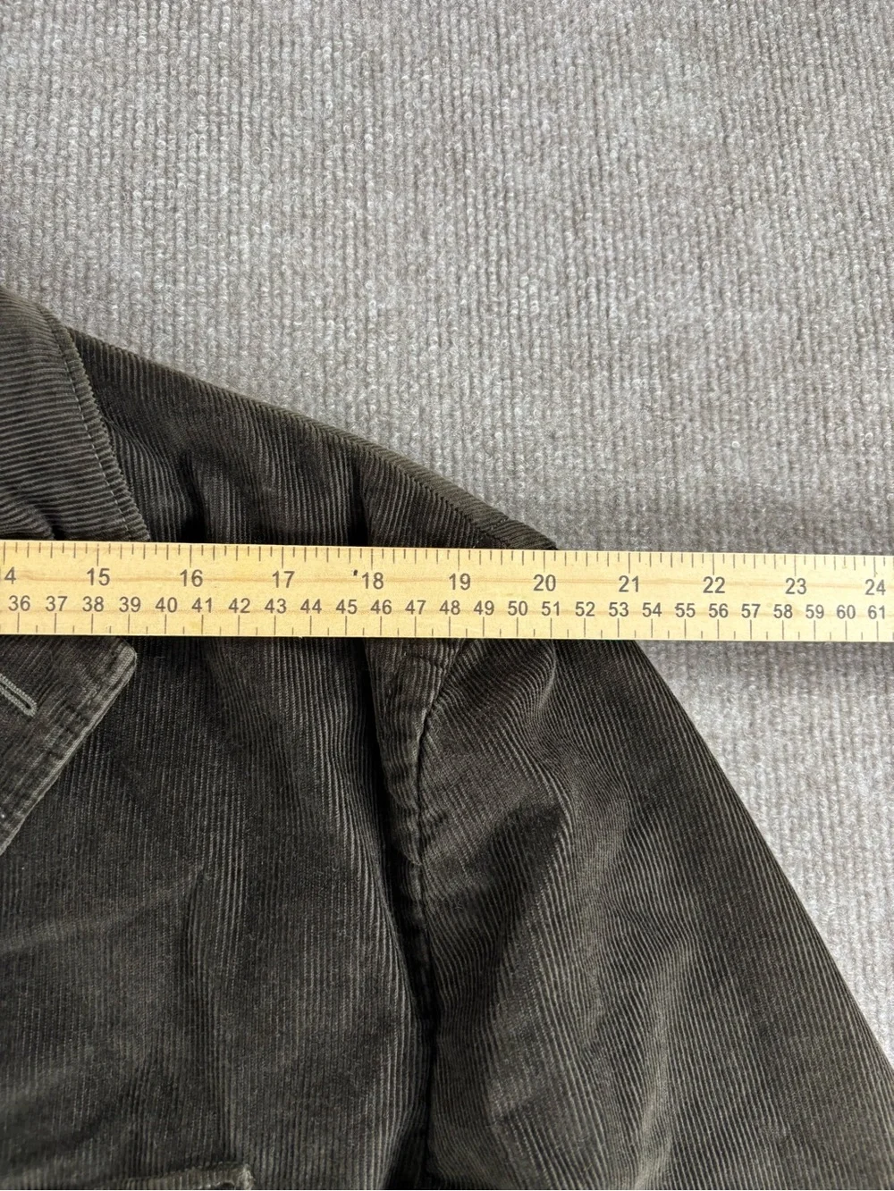 J Crew Rivington Sport Coat Blazer Mens XL Brown Corduroy Jacket Vintage Fall 08